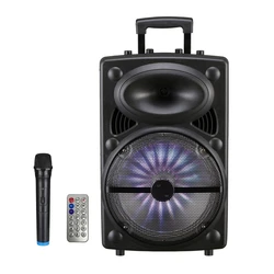 1500W Outdoor Square Dance Pull Rod Audio altoparlanti di grandi dimensioni stile classico Party portatile PA Full Subwoofer altoparlante da 12 pollici