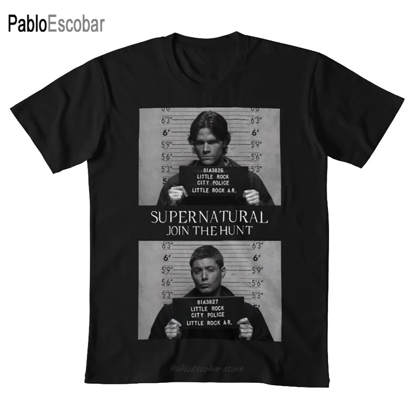 Supernatural Mugshot's T shirt supernatural mug mugshot sam dean winchester sam winchester dean winchester castiel crowley