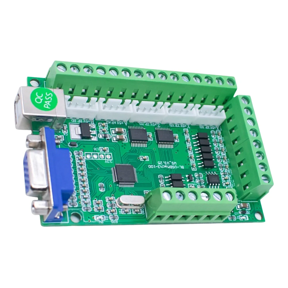 USB Driver Motion Controller for Mach3 V3.25 Z Probe USB 5 Axis Breakout Board for CNC Router Cutting Engraving Milling Machine