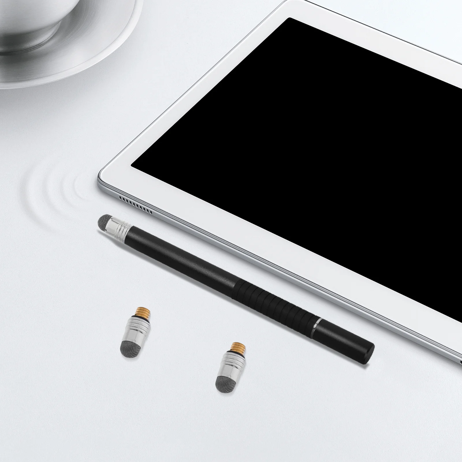 6 Pcs Touch Screen Pen Tip Tips Replacement Disc Stylus Scribe Fiber Supplies Only