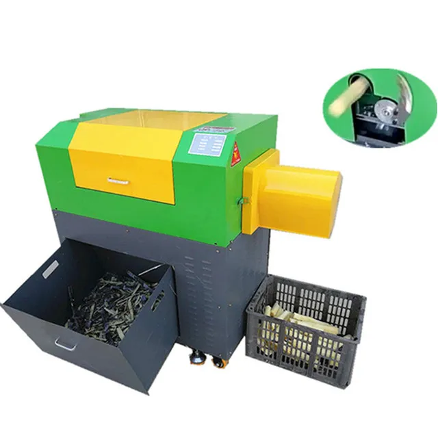 automatic Sugarcane cleaning peeling machine