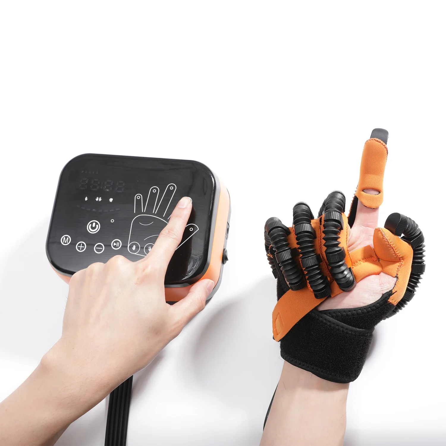 Hot Sale Professional Finger Exercise Machine Therapy Training Equipment Stroke Treatment Hand Rehabilitation Robot Glove