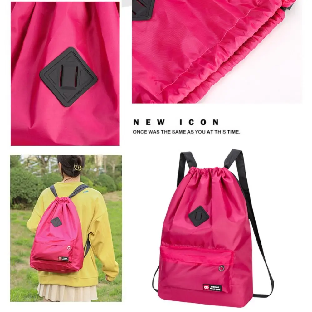 Student Backpack Women Bags Waterproof School Bag Large Capacity INS Fashion Drawstring Bag Backpack Travel Bag