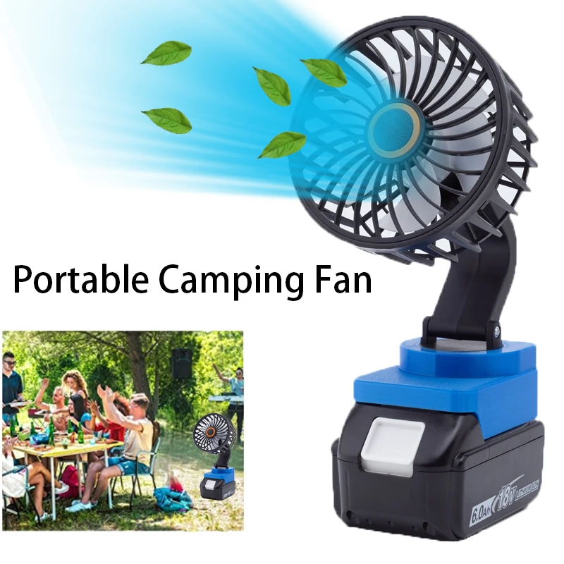 

Portable Camping Fan for Makita 18V Battery Cordless Li-ion Bare Tools Cordless Fan Compatible with Makita 18V Li-ion Series