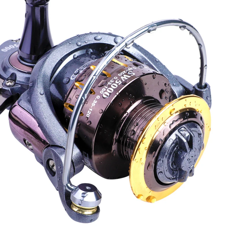 YUBOSHI Metal Rocker 5.0:1/4.7:1 Freshwater/Saltwater Carp Fishing Reel Max Drag 15-18kg Spining Reel Fishing Tackle