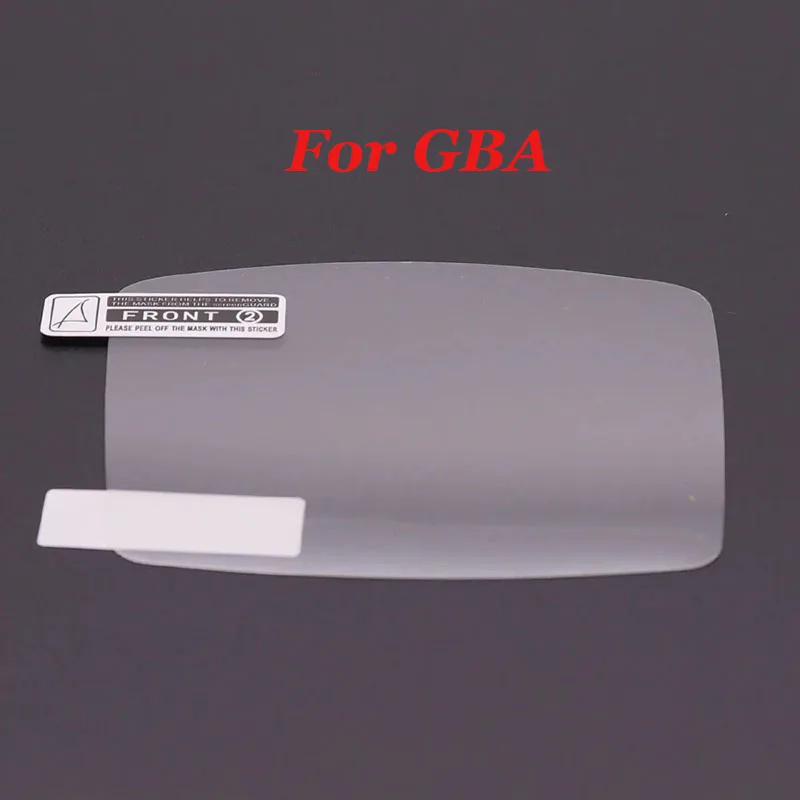 1-10개 플라스틱 투명 LCD 화면 보호 PET 필름 (GB, GBA, GBC, GBA SP, GBP, GBM 게임 콘솔용)
