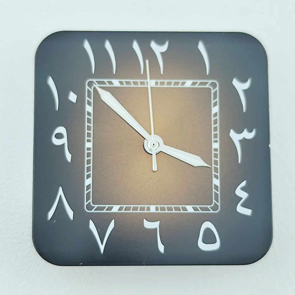 New NH35 dial square Roman dial Arabic dial custom logo men's watch suitable for NH 35 movement watch accessories