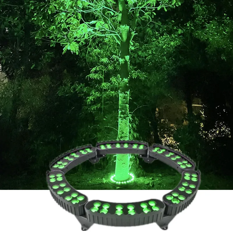 

Outdoor Waterproof Tree Light Colorful Garden Lighting Projection Lights Pavilion Doorhead Girth Post Lamp Landscape Lighting