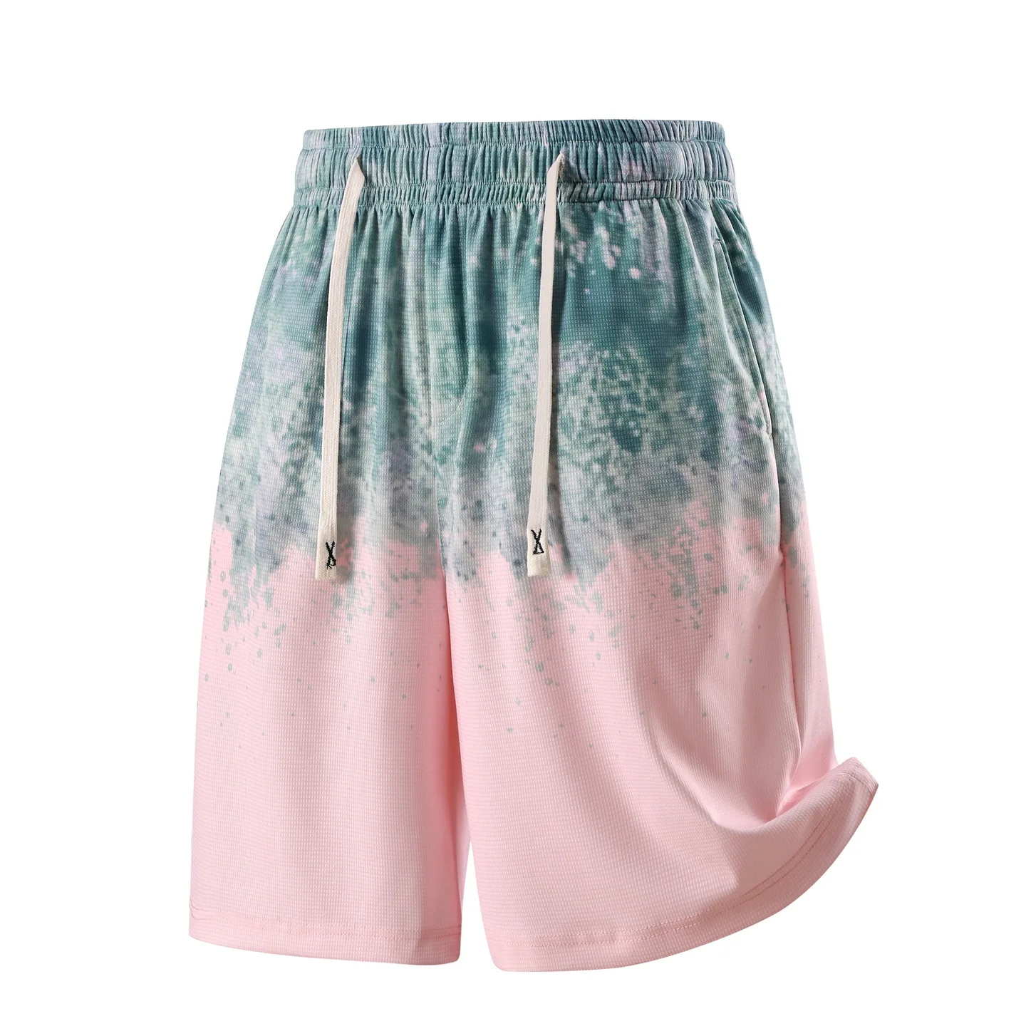 Summer Gradient Shorts Men Breathable Quick-drying Shorts Plus Size 10XL 11XL Fashion Casual Short Pants Big Size 10XL
