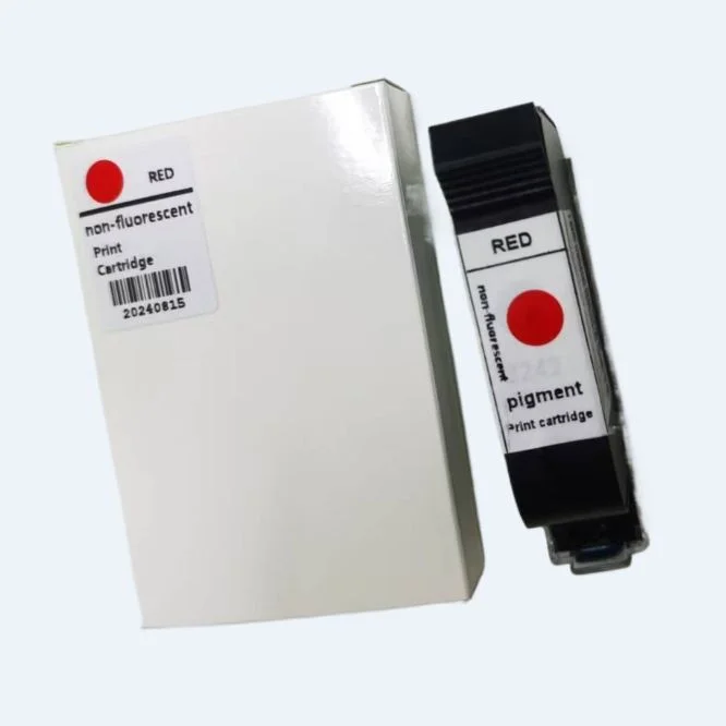 

Non Fluorescent Red Pigment C6128A CB962A CG400A Print Cartridge Q2357A Q2358A Ink Compatible for HSA Printer Printing Envelope