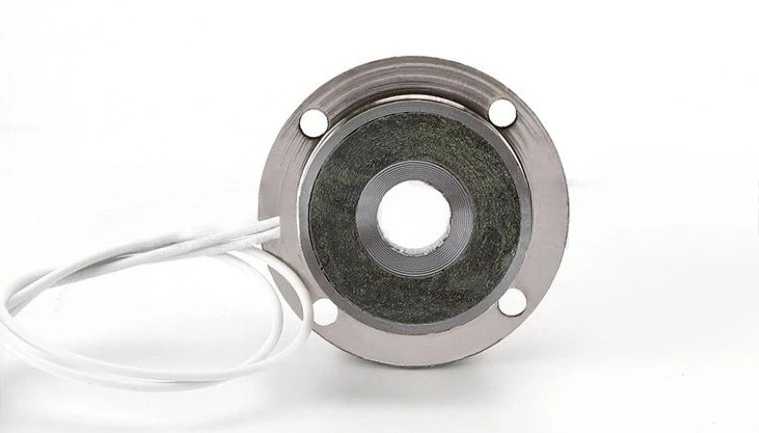 فرامل كهرومغناطيسية بقطر خارجي 38 مم، تشغيل منخفض الضوضاء 12 فولت/24 فولت، نظام الكبح الميكانيكي