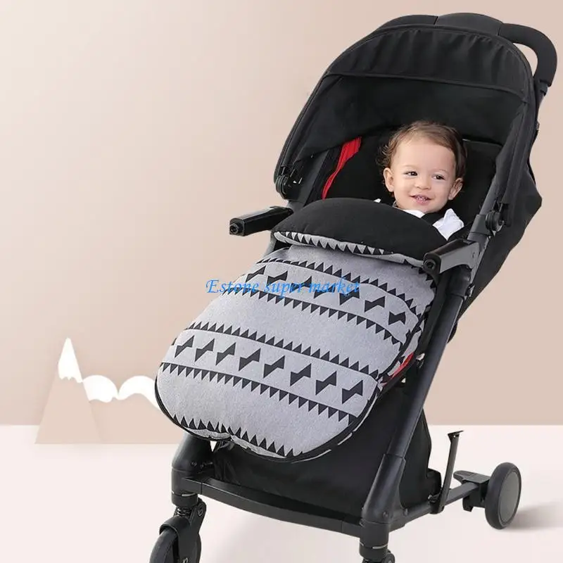 090B عربة الأطفال الرضع Footmuff عربة إفشل لحقيبة الجوارب وسادة قماط النوم #3