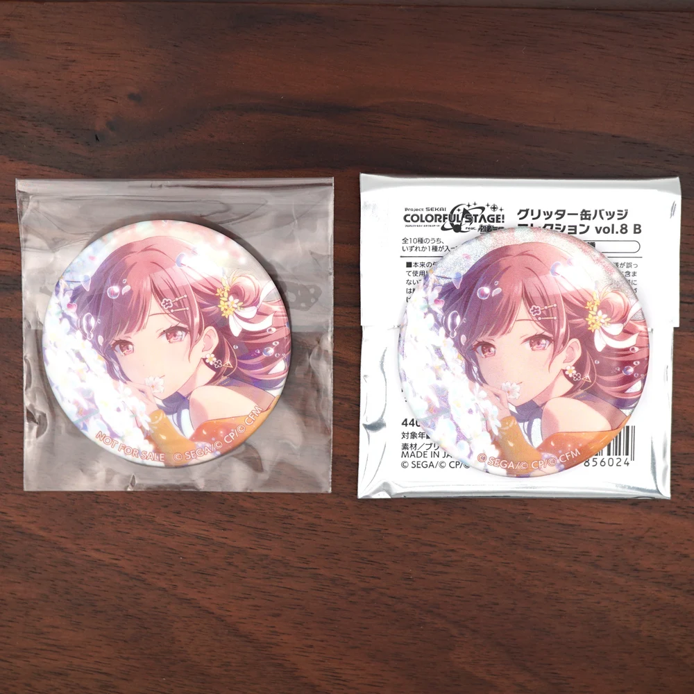 SEKAI PROJECT Game PJSK Vol. 8 Wonderful Showtime Tsukasa Kanade Kohane Minori Ichika An Nene Ena Anime Badge