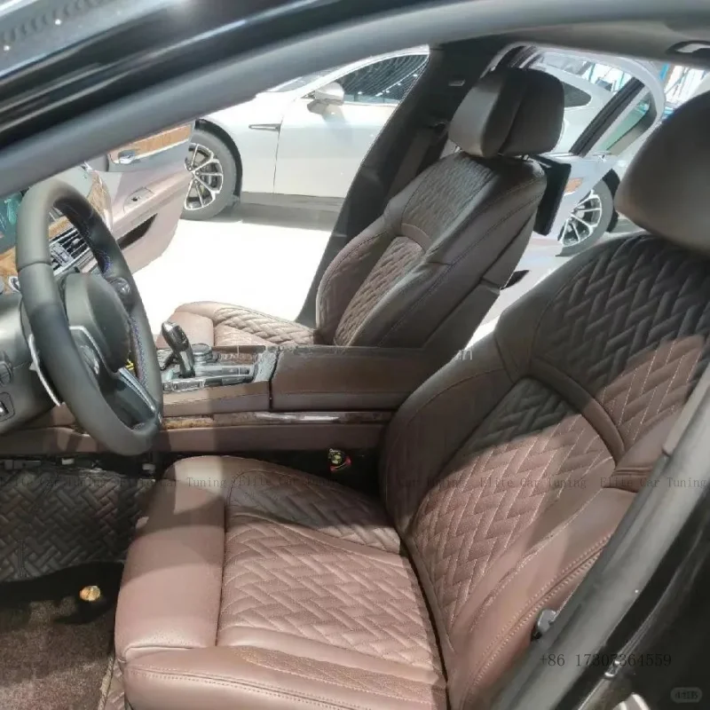 Auto Interior Upgrade Newest Car Electric Luxury Vip Seat Covers for Bmw Conversion Van Seat Covers