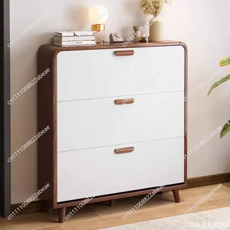 Ultra-thin shoe cabinet for home use, 2025 new bestseller, high-end entryway narrow storage cabinet, wall-mounted