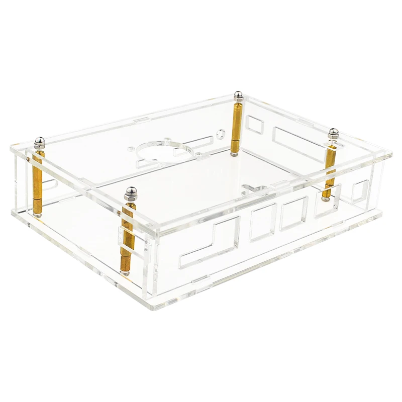 Banana Pi BPI-F3 boîtier acrylique carte de développement de coque transparente avec dissipateur thermique ventilateur de refroidissement actif en option pour Banana Pi