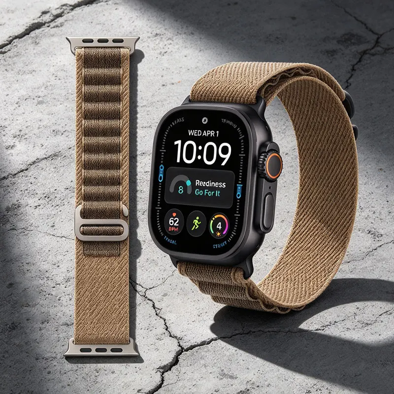 Trail Nylon Strap For Apple Watch Band Ultra4 49mm S12 46mm Alpine Bracelet iWatch S11 10 42mm 9 8 7 41 45mm 40 44mm Accessories