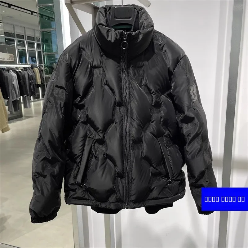 

Original Design Winter Thiened White Du down Bread Coat Warm Outerwear G-Logo Heat Preservation Waterproof Casual Sle