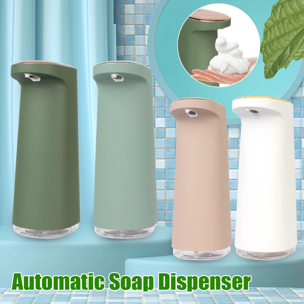 For Bathroom Kitchen Automatic Foaming Touchless Foam Liquid Soap Dispenser Hand Free Portable USB Rechargeable 450ML