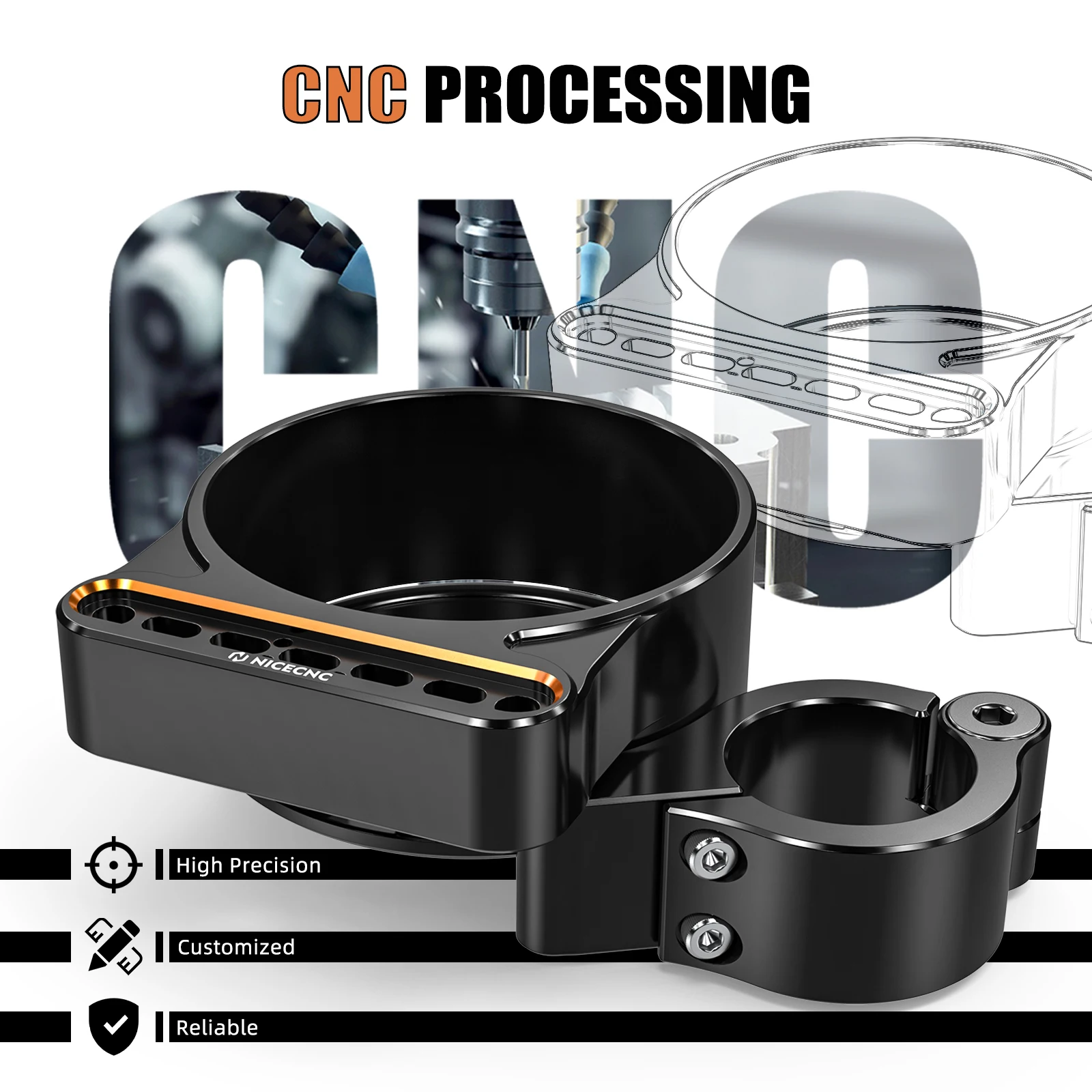 Side Mount Speedometer Relocation Kit for Harley Sportster 883 Low XL883L 1200 Low XL1200L Forty Eight XL1200X Seventy Two XL - Image 5