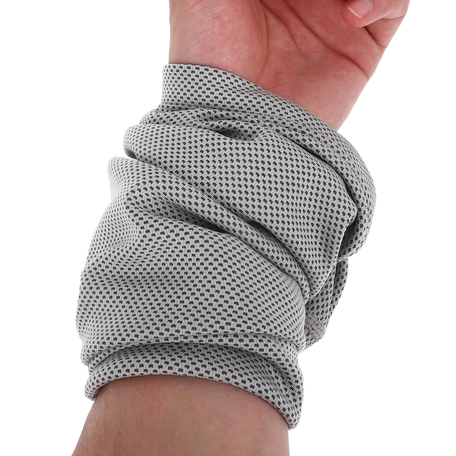 

Breathable Sweat-Absorption Wrist Brace Flexible Cooling Wristband for Outdoor Indoor Sports Sun Protection Lightweight Unisex