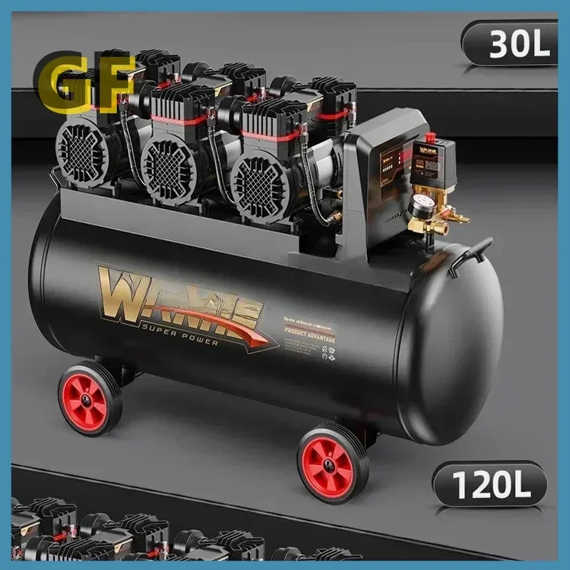 NEW Silent Air Compressor 3180W 40L for Home Car Repair Tire Inflation Paint Spraying Portable Air Pump