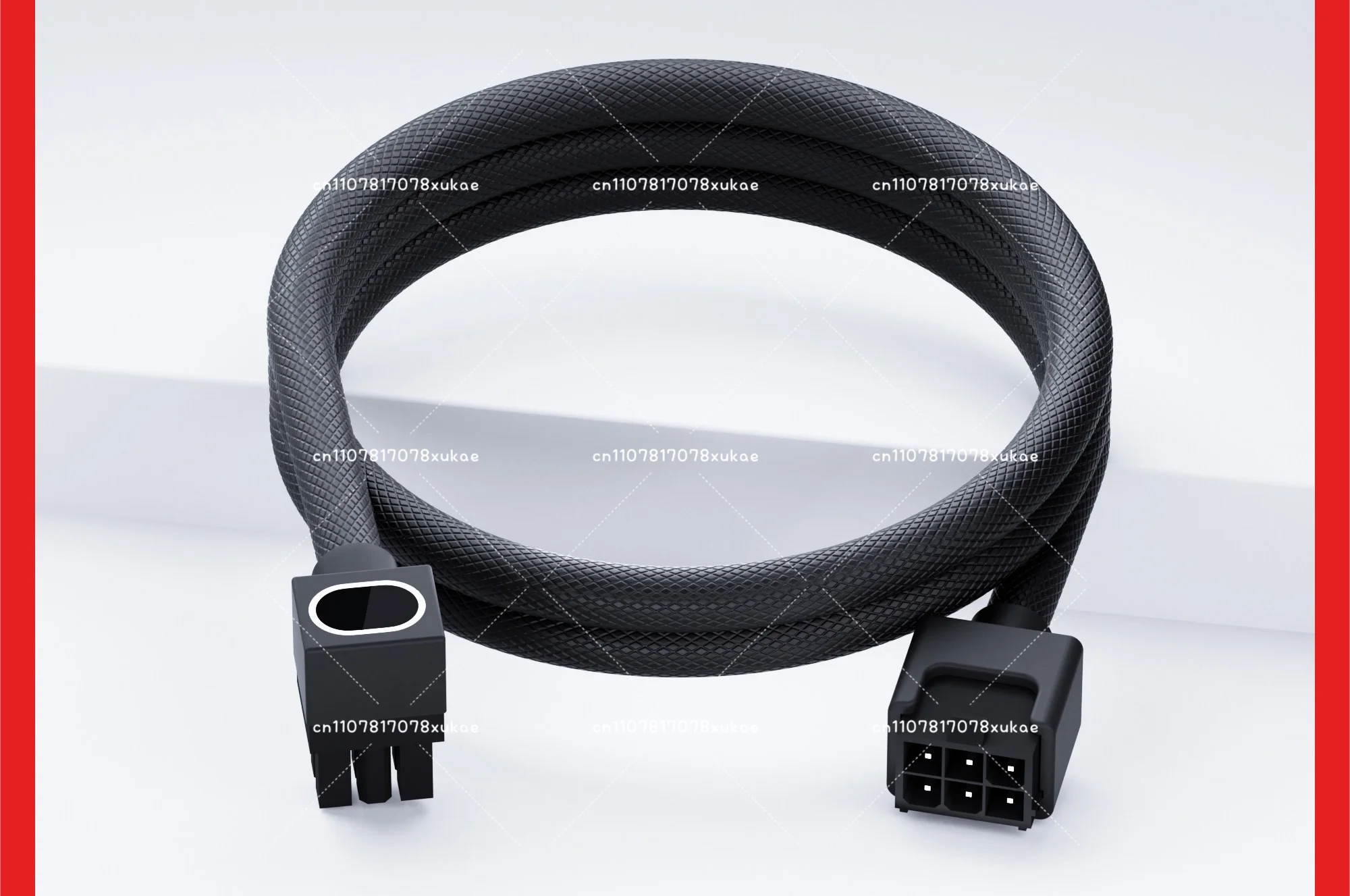 Computer Power Extension Cable, GPU6pin Graphics Card Extension Cable, One-line Extension Cable RGB Luminous