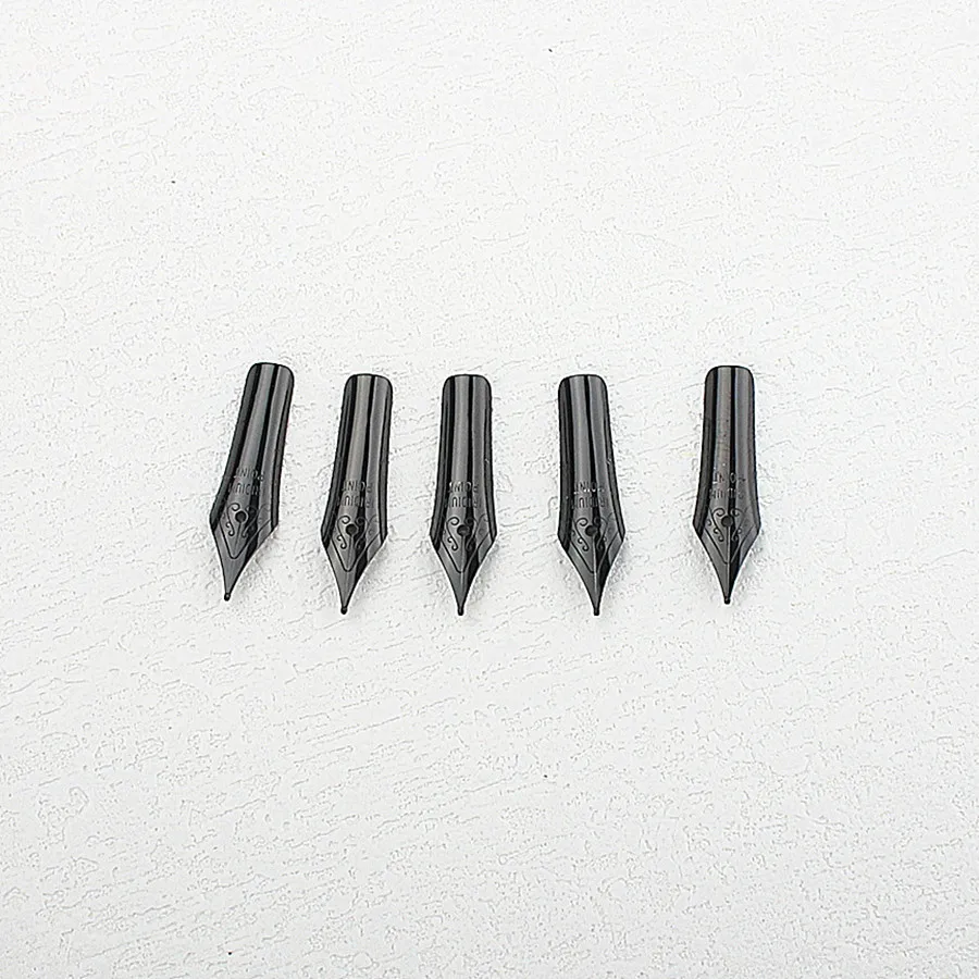 Punta de bosque negro se puede utilizar pluma estilográfica JinHao 82 26mm Yong Sheng Universal reemplazar M, 0,38mm, punta EF