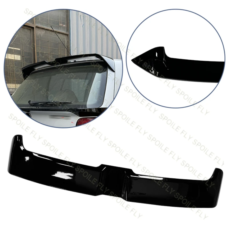 1998 To 2004 For Volkswagen VW GOLF 4 MK4 Oettinger Style Roof Spoiler Wing Lip  ABS Material Gloss Black Carbon Look Body Kit