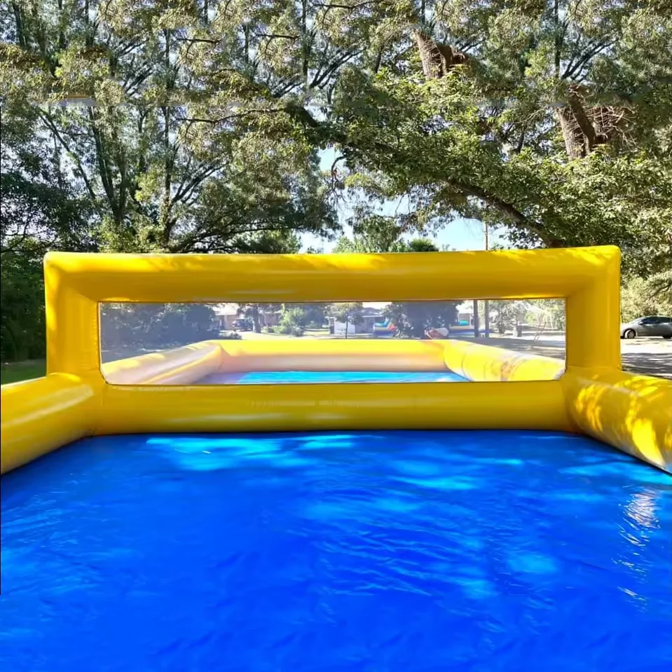 2026Giant Portable PVC Inflatable Tennis Court and Water Volleyball Field 5m Model for Outdoor Sports Events and Partieswoniu
