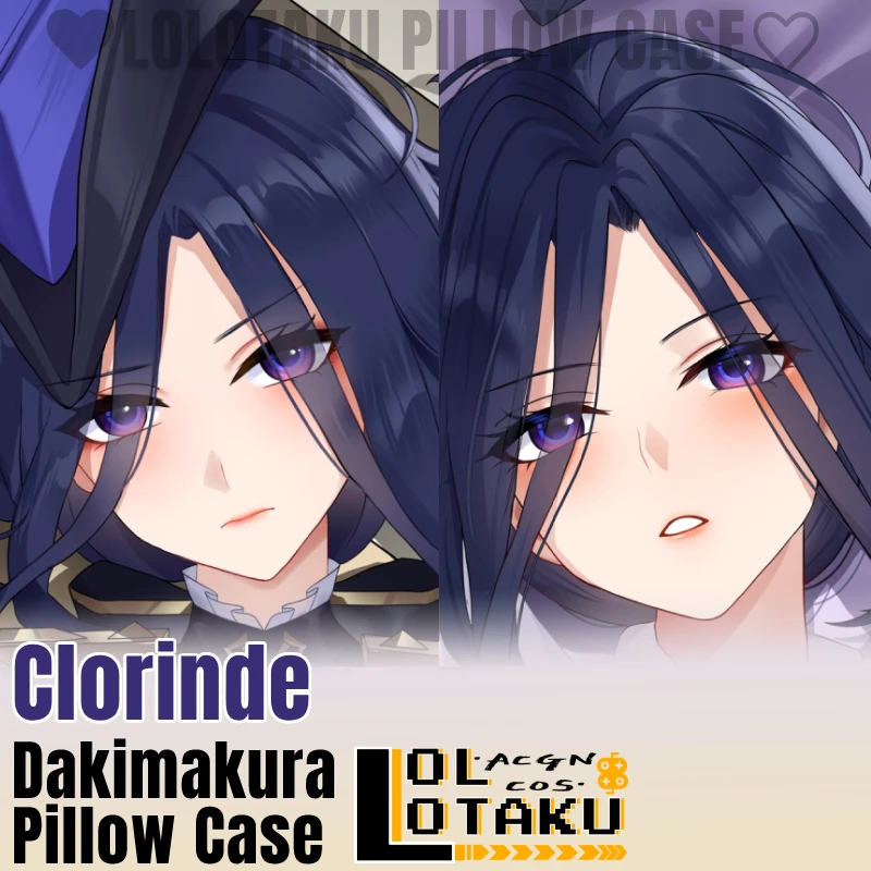 

Clorinde Dakimakura Genshin Impact Game Pillowcase Hugging Full Body Sexy Pillow Case Cushion Cover Home Bedding Decor Gift