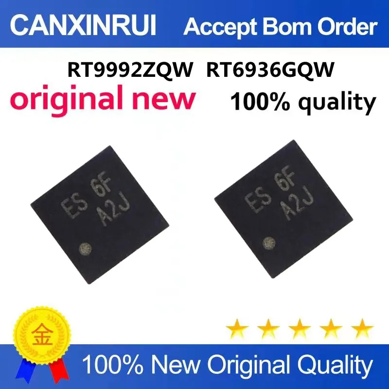 RT9992ZQW RT9992 Silk Screen ES QFN32 RT6936 RT6936GQW New Power Supply Chip