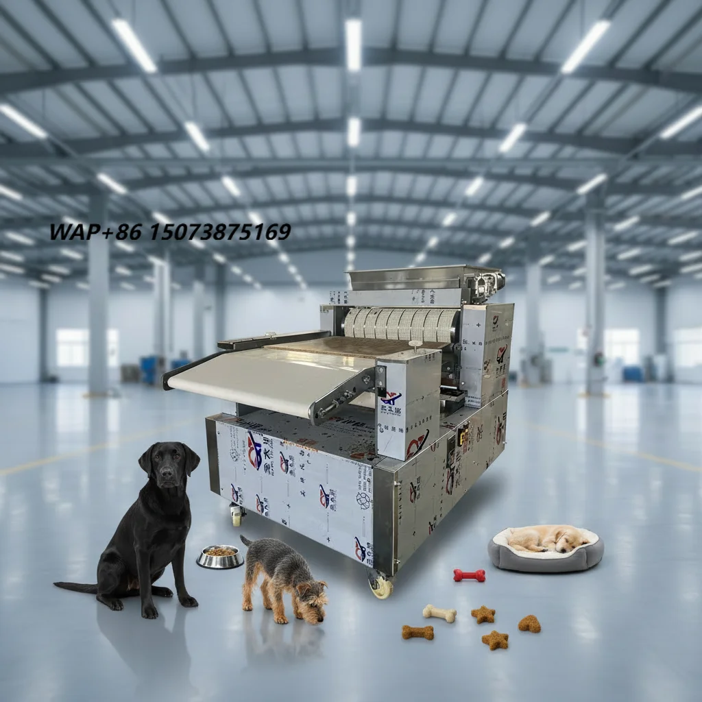 Professional Cold Baking Equipment Forming Machine Baked Wet Pet Food Dog Production Line