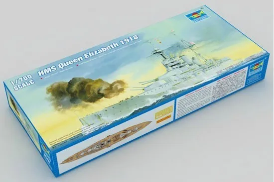 

1:700 Королева Элизабет Бинкор 1918 г. Пластиковая собранная игрушка
