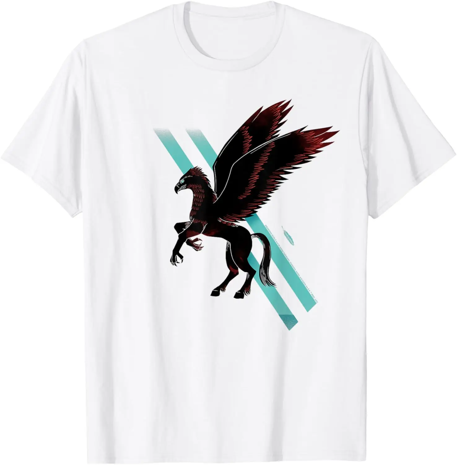 

MINISIO X Harry PotterHarry Potter Buckbeak the Hippogriff Silhouette T-Shirt By Unicorn