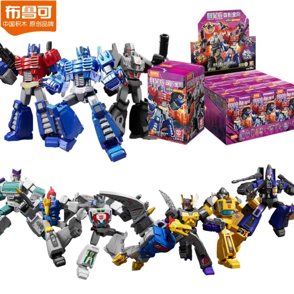 บล็อกกี้ ทรานส์ฟอร์เมชั่น ออพติมัส ไพรม์ ช็อคเวฟ ซาวด์เวฟ บัมเบิลบี ฮอต ร็อด ฟิกเกอร์โมเดล บลายด์บ็อกซ์ ตัวต่อบล็อก ของขวัญสำหรับเด็ก