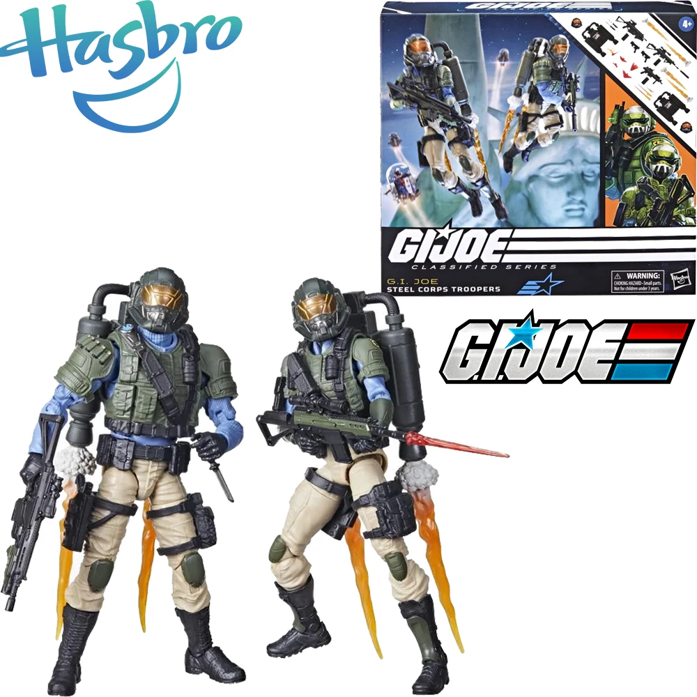 

In Stock Original Hasbro G.i. Joe Classified Series #95 Steel Corps Troopers Two-Pack Action 6 Inch Figures Model Toy Dolls Gift