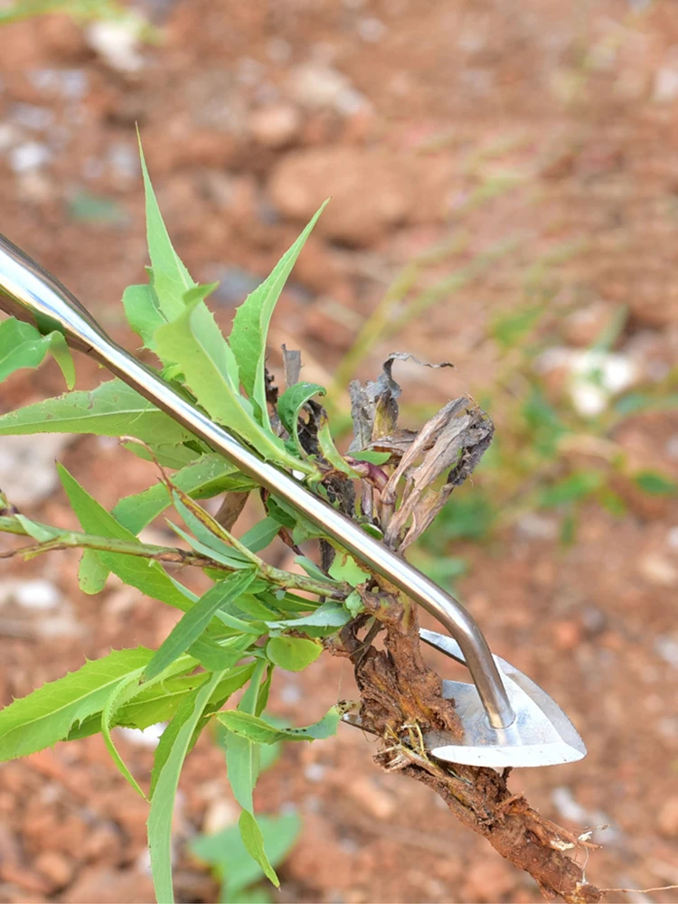 أداة إزالة الأعشاب الضارة متعددة الوظائف، أدوات إزالة الأعشاب الضارة من الفولاذ المقاوم للصدأ لتخفيف مجرفة التربة