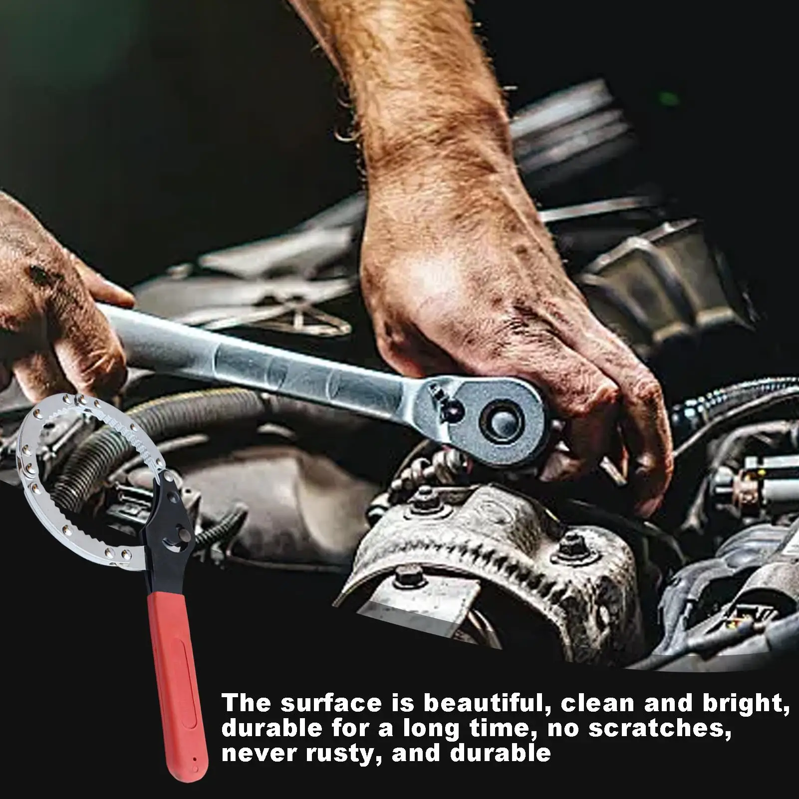 

Chain Pipe Wrench Heavy Duty Alloy Steel Car Repair Tool Automotive Chain Pipe Wrench For Mechanics Plumbers Home Improvement