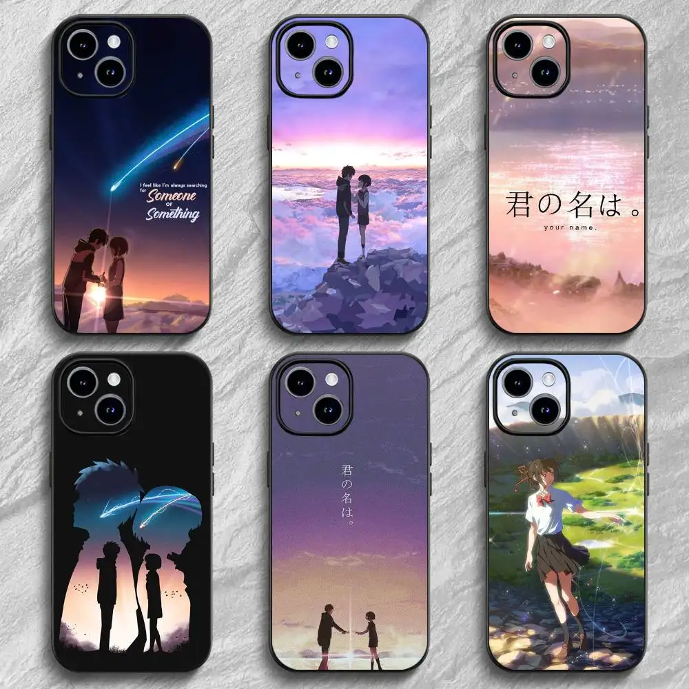 Coque de téléphone Anime Your N-Name Kimi no na wa, pour 17 12 13 14 15 16Pro Max mini classic Plus, forte attraction magnétique