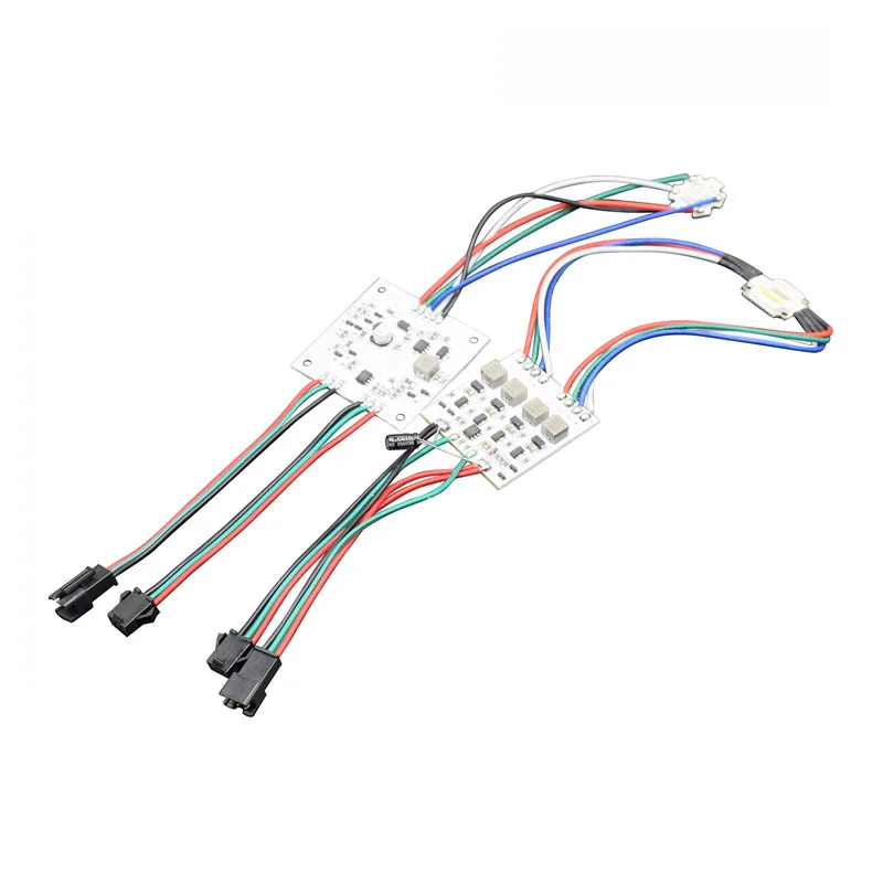 

1X адресуемый WS2811 3 Вт 10 Вт светодиодный пиксельный светильник Moulde DC12V RGB Dream Color высокая мощность светодиодный источник света