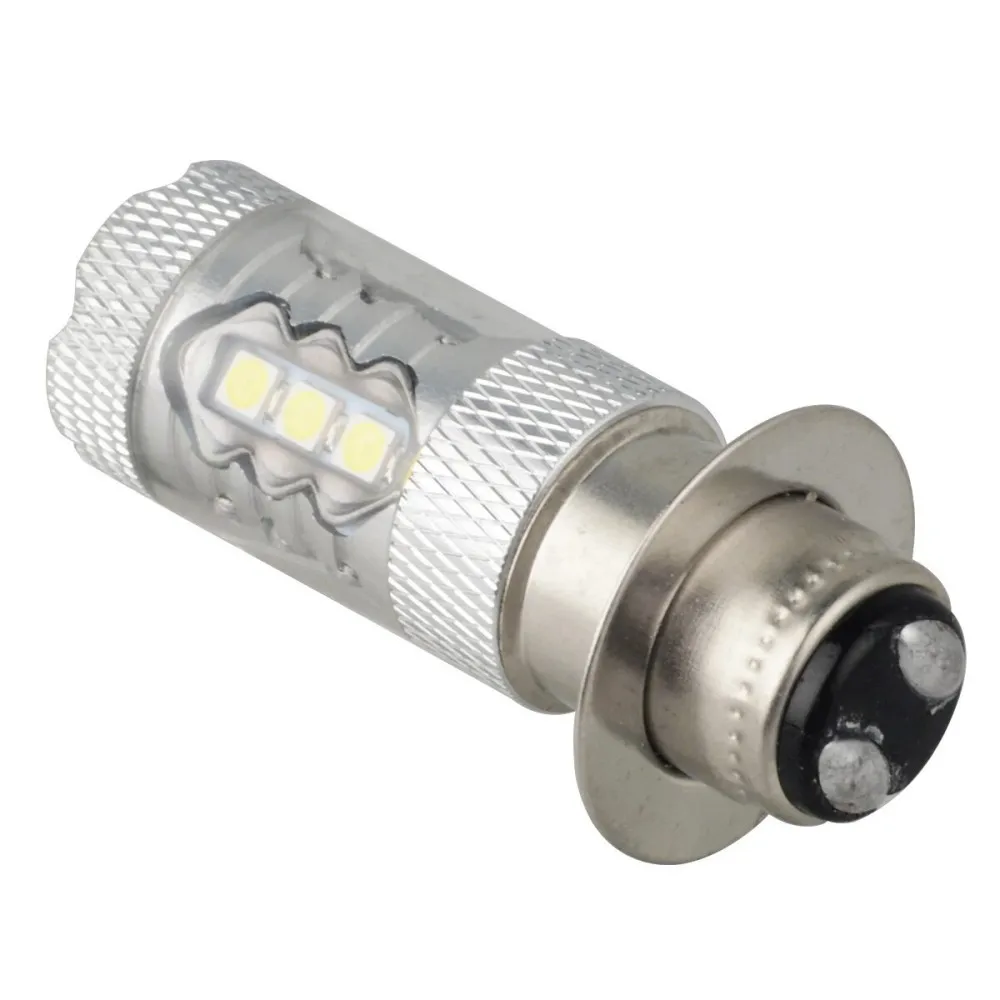 2PCS H6 LED Headlight Bulb Lamp 6000K For Yamaha YFZ450R Rhino 700 Raptor YFM660