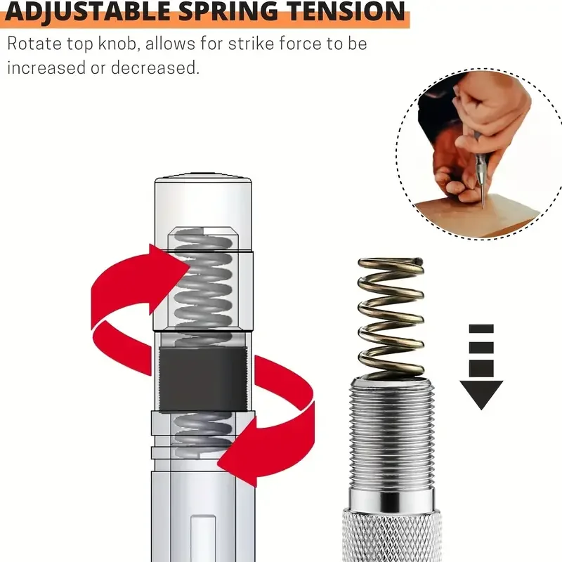 Perforateur central automatique, outil de guidage de perçage robuste pour bois, métal, acier, marqueur de trous à ressort, outil manuel automatique