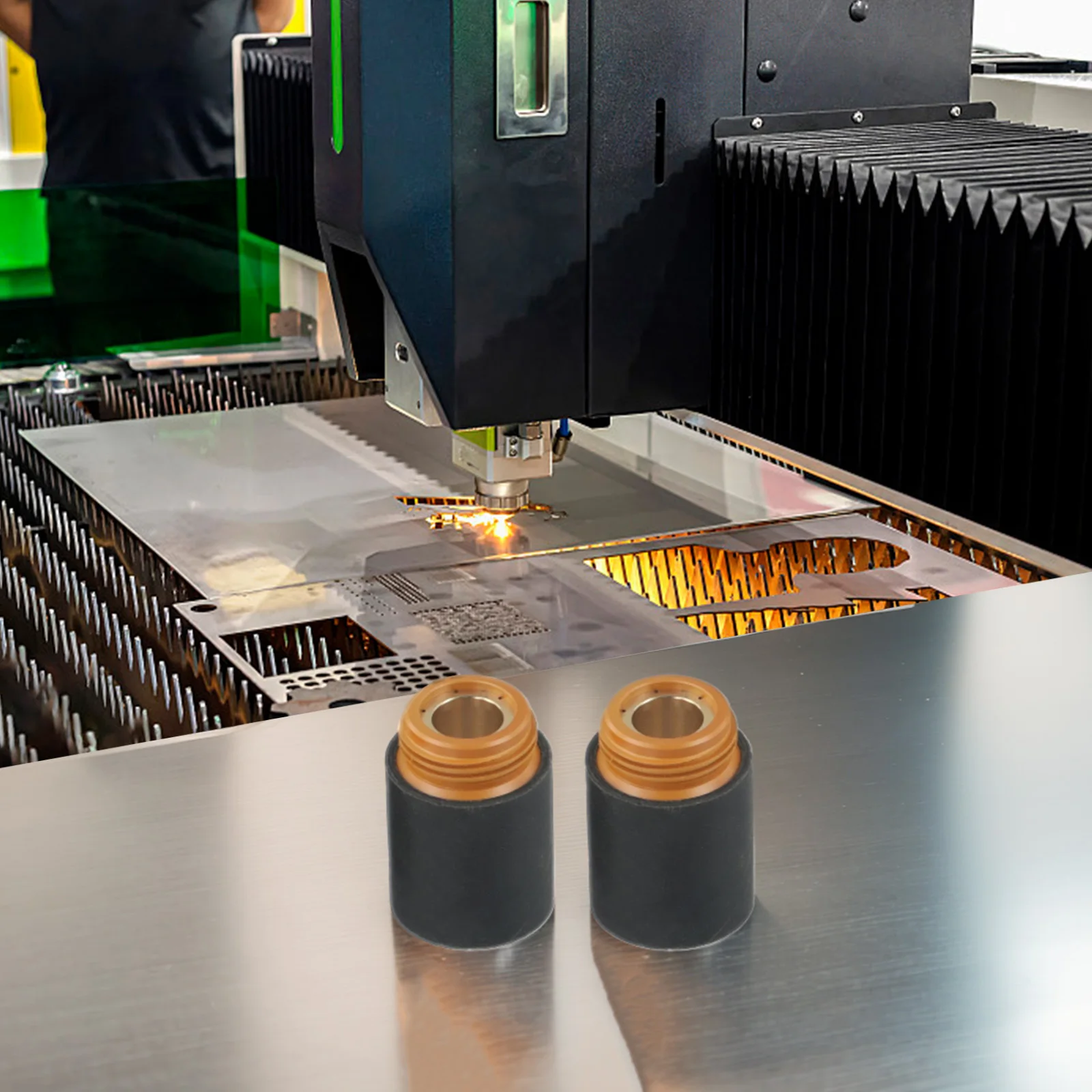 

Plasma Cutting 220713 Retaining Cap 220713 Retaining Cap Torch Consumables For PMX 45 High Polymer Plasma Torch