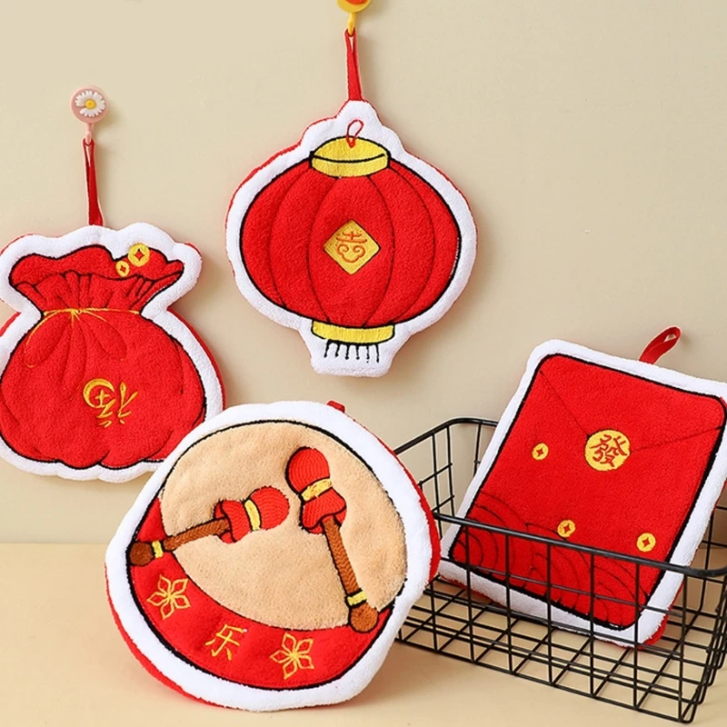 Soft Corals Fleece Hand Towel Fast Absorbing Bathroom Kitchen Use Fade Resistant Safe for Sensitive Skin best sale