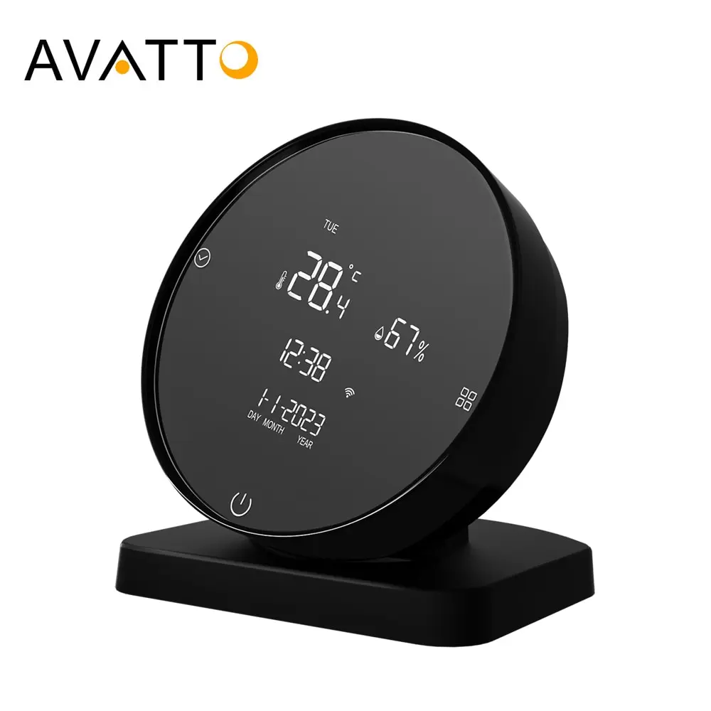 AVATTO Tuya WiFi Smart Temperature Humidity Sensor With IR Remote Control Detector Remote Monitor For Alexa,Google Home,Alice