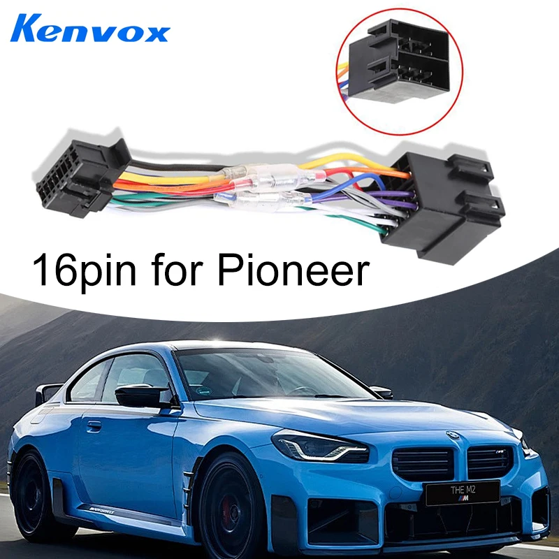 Cableado de Radio para Auto, Conector de 16 Pines para Pioneer CD