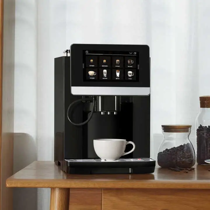 Intuitive Touch Display Commercial Coffee Maker Automatic Electric Stainless Steel Espresso Machines