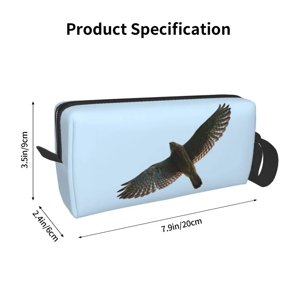 On The Fly. Common Kestrel Makeup Bag Cosmetic Organizer Toiletry Cosmetic Bag for Women Beauty Travel Pencil Case