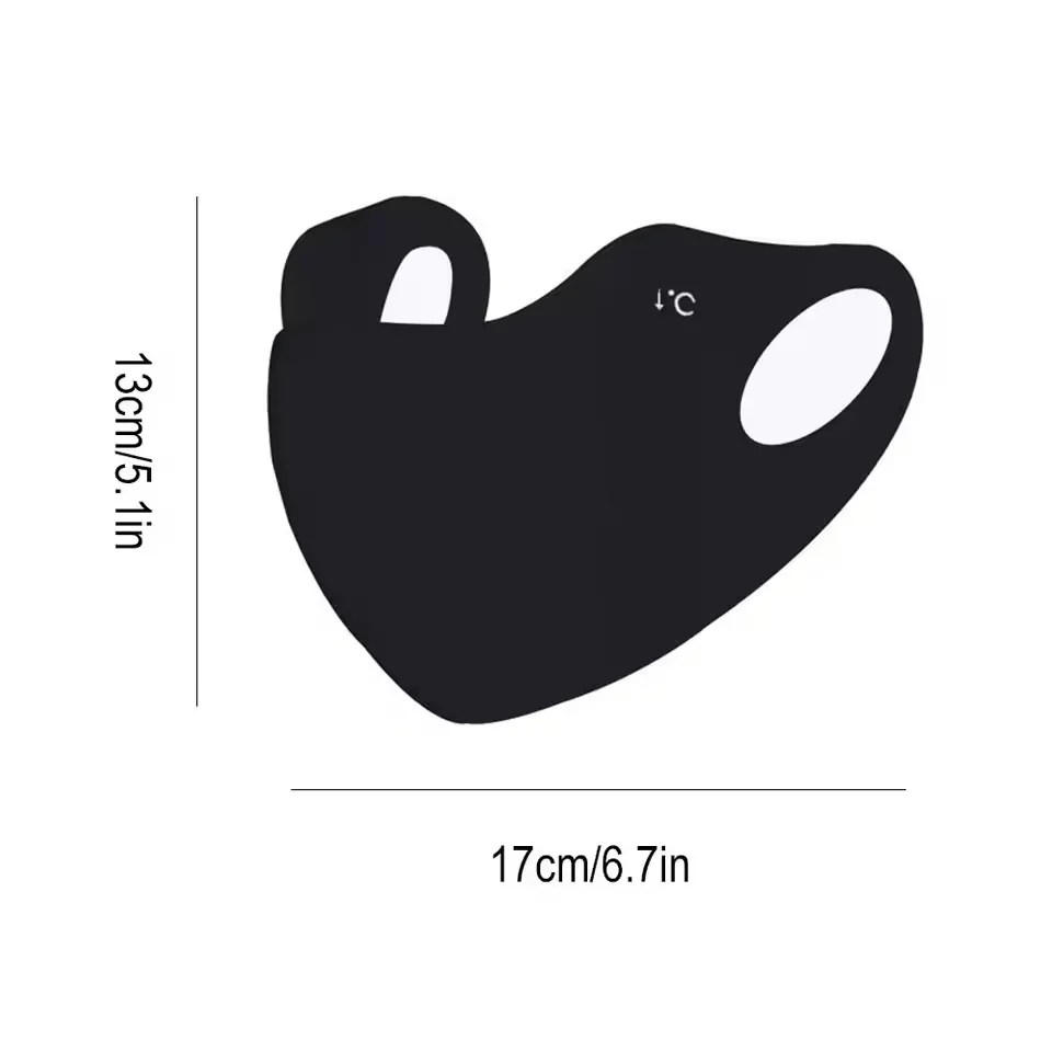 1 قطعة قناع الوجه الواقي من الشمس الصيفي تنفس النساء UV حماية العصرية قناع رقيقة الحرير الجليد واقية من الشمس المضادة للأشعة فوق البنفسجية غطاء الوجه المألوف #5